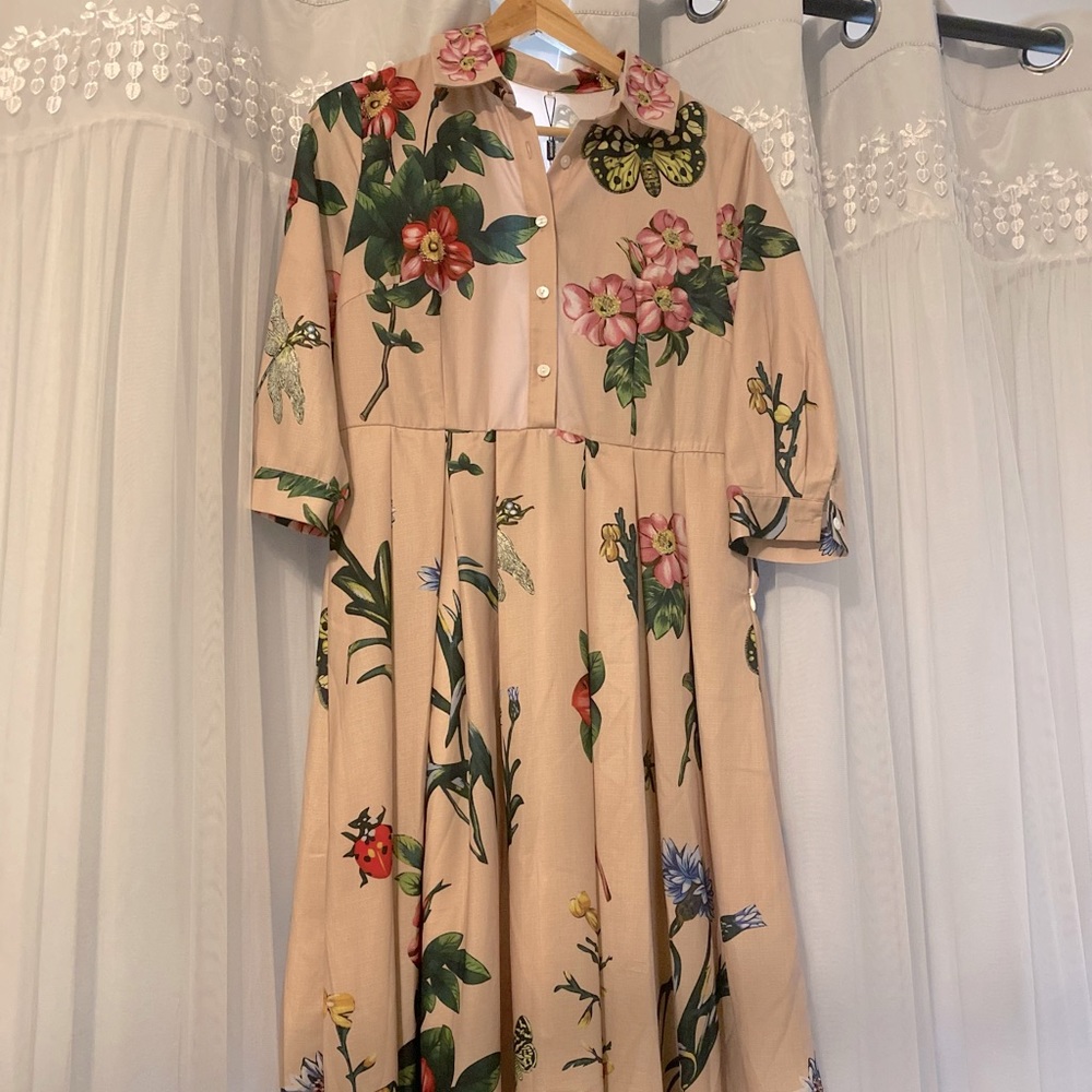 BURRYCO floral knee-length dress